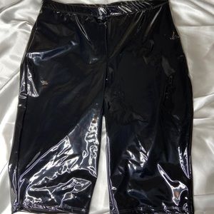 PVC Biker Shorts